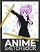 Anime Sketchbook: Manga Sketchbook for Artists, Anime Girl 7, 100 pages Blank Comic Book, 8.5x11 (Vo by 