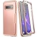YOUMAKER Case for Galaxy S10, Rose Gold Heavy Duty Protection Full Body Shockproof Slim Fit Without Built-in Screen Protector Case Cover for Samsung Galaxy S10 6.1 inch - Rose Gold/Pink