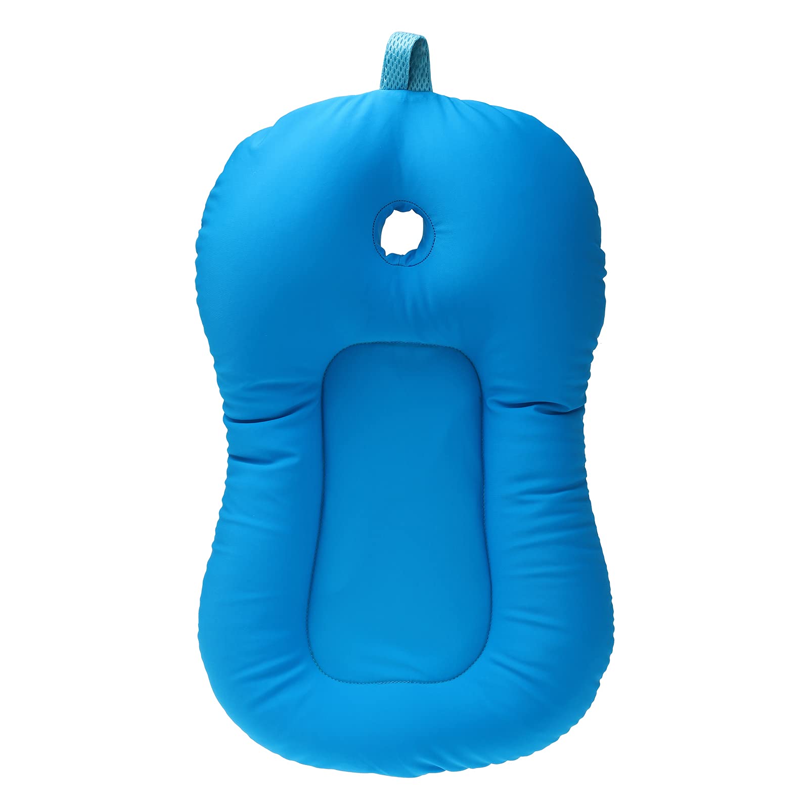 belupai Baby Bath Pad Newborn Baby Foldable Baby Bath Tub Pad Chair Shelf Newborn Bathtub Seat Infant Support Cushion Mat Bath Mat(Blue)