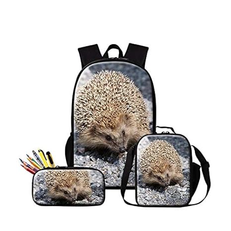 OOGUOSHENG Erizo Mochila De Lona Para Niños Aislada Nevera Bolsa ...