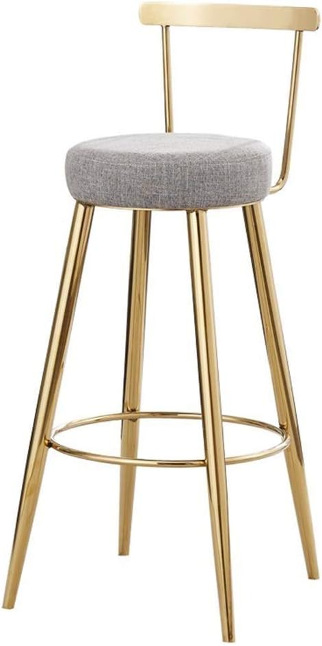 DFQX Wagner Arrow-Back Counter Stool Chairs Iron Industry Bar Stool, Modern Bar Leisure Home Stools (Color : Retro)