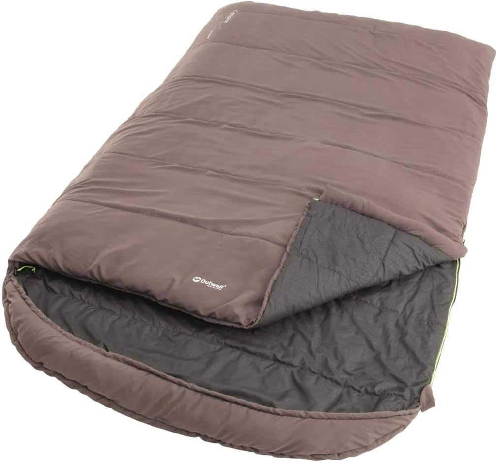 Outwell Campion Lux Double Duvet Sleeping Bag 225 x 140 cm Grey