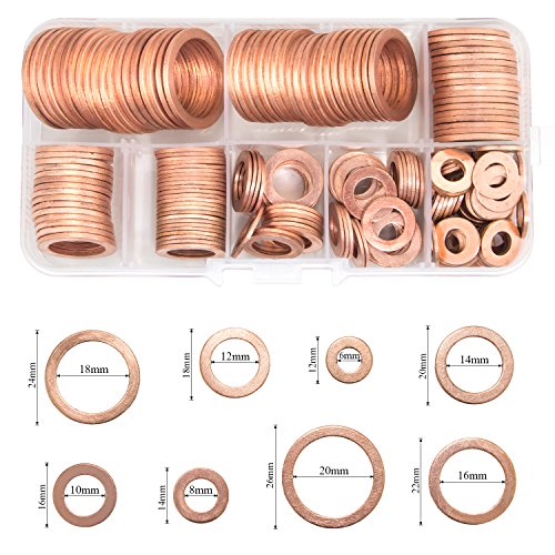 2 Sutemribor+150PCS+Sealing+Washers+Assortment