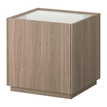 Ikea Nyvoll Bedside Table Light Grey White 50x45 Cm Amazon