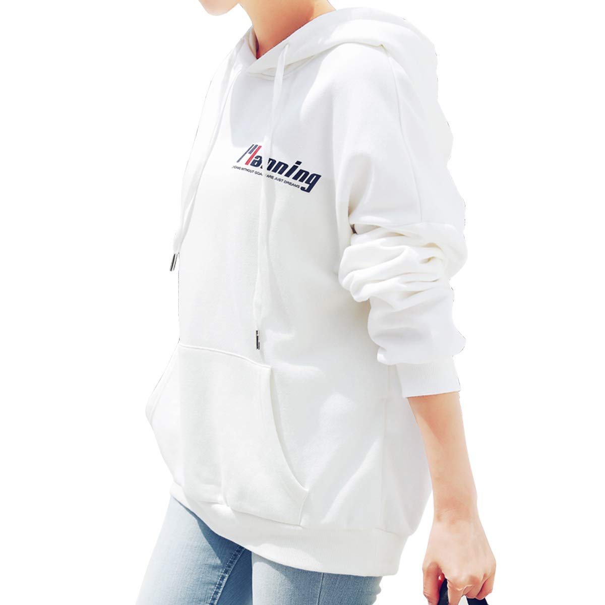 Fashion Sweatshirts (White, Small)