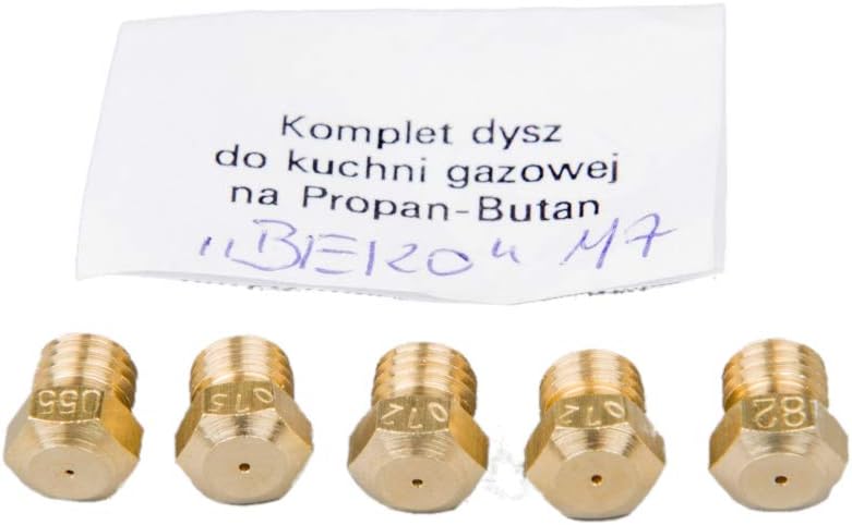 BSD Gas Stove Nozzles Gas Cooker Nozzle Set (Propane-Butane LPG)
