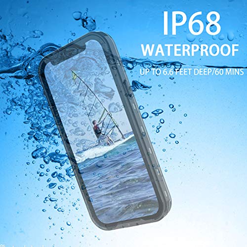 MOMOTS iPhone 12 Waterproof Case, IP68 Full Body Underwater AntiDrop