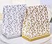 A&S Creavention® Bridal Wedding Party Favor Gift Ribbons Candy Boxes Bags (50, Gold)