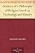 Outlines of a Philosophy of Religion based on Psychology and History by