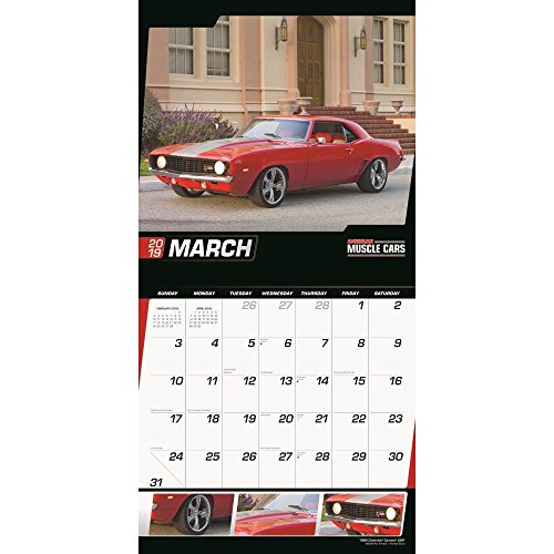 American Muscle Cars Wall Calendar, Muscle Cars | Hot Rods by BrownTrout - Thumbnail 2