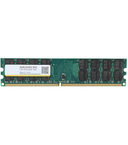 Crucial 4GB Kit (2GBx2) DDR2 800MHz (PC2-6400) CL6 Unbuffered