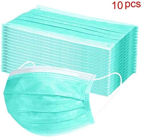 Notekd Disposable ๐๐๐๐, 3-Layer ๐๐๐๐๐, Anti Dust Breathable Disposable Earloop Mouth Face ๐๐๐๐, Comfortable Medical Sanitary Surgical ๐๐๐๐ (A:10PC)