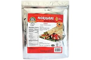 Norigami Egg Wraps Soy Protein - High Protein,Low Carb,Vegetarian Thin Healthy Wrap for Sandwiches - Ready To Fill And Serve - Certified Kosher,Non GMO,Gluten Free - 6 Wraps Soy Wrap Chili (4 Packs)