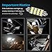 Partsam White 12-3528-SMD 42mm Festoon LED Bulbs Interior Dome Map Reading Lights (Pack of 10)