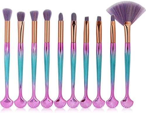 6-10Pcs Makeup Brushes Set Eye Shadow Brow Lip Concealer Fan Beauty Cosmetic Eyes Face Shell Make Up Brush Tool Kit 5488-6