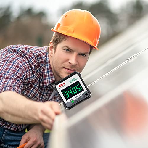 Digital Angle Gauge Meter, XRCLIF Base Level Box Angle Finder