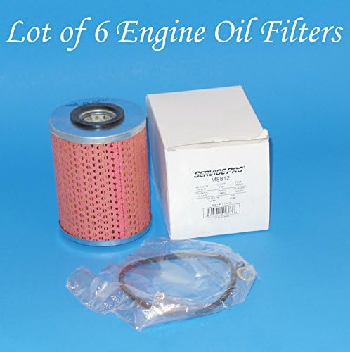 ( Lot 6 ) Engine Oil Filter M8812 Fits: BMW 320i 325i 325ic 325is 525i 525iT M3 Z3