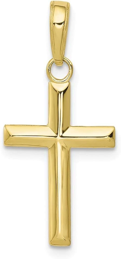 10k Gold Small Religious Faith Cross 