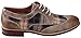 Ferro Aldo Julian MFA19266APL Mens Casual Plaid Wing Tip Perforated Mid -Top Brogue Oxford Dress Shoes – Brown, Size 11