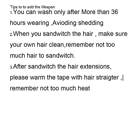 Tape in Hair Extensions Human Hair 20 inch 50g/pack 20pcs Seamless Skin Weft Remy Straight Hair (#613) Blonde