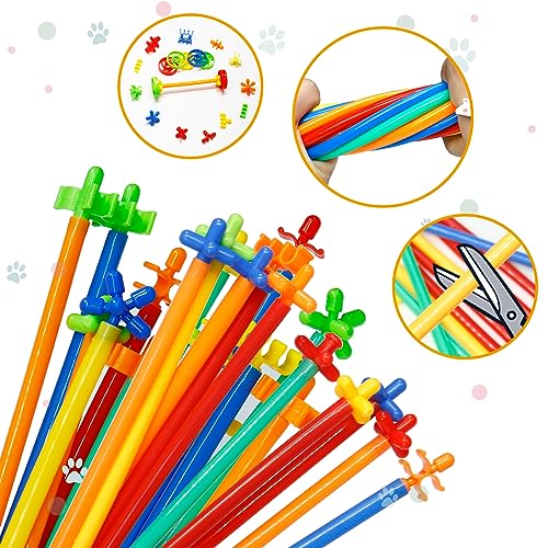 Creative Straw STEM Building Toys 450Pcs Aged for 3 4 5 6 7+ Preschool