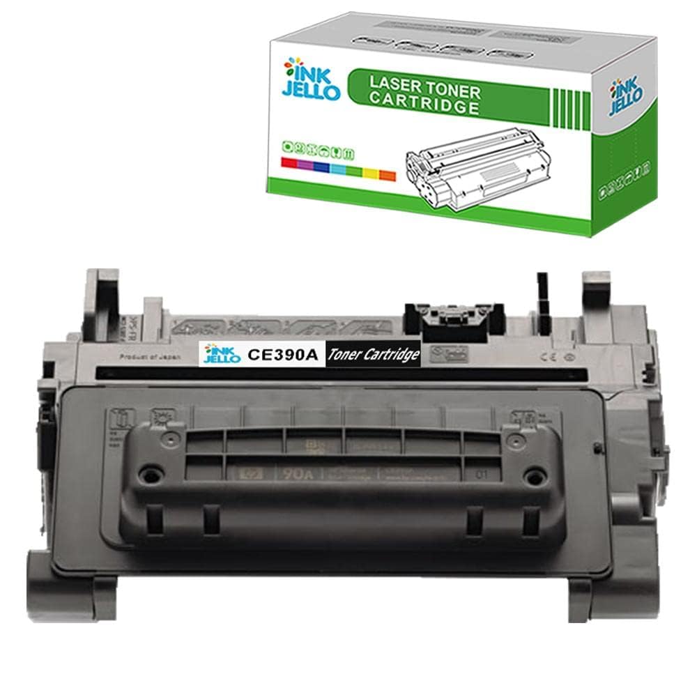 InkJello Compatible Toner Cartridge Replacement for HP LaserJet Enterprise M4555 MFP M600 M602 M603 M4555dn CE390A (Black)
