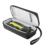 BOVKE Case for Philips Norelco OneBlade Men's hybrid electric trimmer and shaver, FFP, QP2520/90 QP2520/70 EVA Shockproof Hard Case Organizer Carrying Travel Cover Storage Bag ,Black