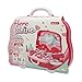 BonnieSun 19pcs Little Girls Pretend Makeup Set Cosmetic Beauty Salon Toy Pretend Dress-up Kit for Toddlers Kids With Mirror