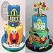 Anyana 4pcs set Sesame Street Oscar Ernie Elmo Monster fondant plunger Cookie Cutter biscuit decorating stamp stamper impression Sugarcraft Cake Decoration pastry pie crust mold