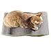 Cat Toy, PYRUS Pet Corrugated Cardboard Cat Scratching Pad with Catnip Cat Cardboard Sofa Ultimate Cat Lounge (W-Shaped)