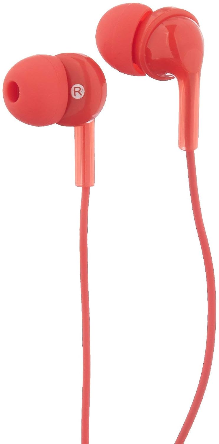 Auriculares de botón con micrófono de AmazonBasics Auriculares de botón con micrófono de AmazonBasics