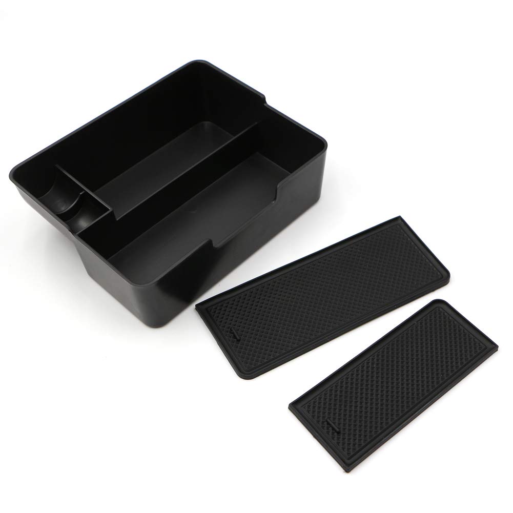 Mizzuco Organizer for Tesla Model 3 2017 2018 2019 Center Console Armrest Organizer Tray Glass Holder Pallet Storage Box Container