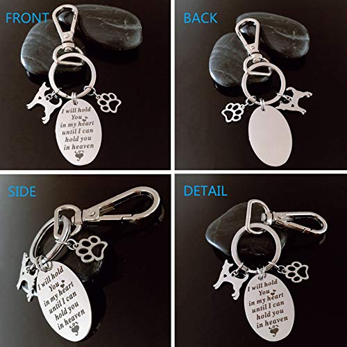 2 Memorial+Keychain+Personalized+Stamped+Sympathy