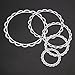 Whitelotous Cutting Dies Cut Dies Stencil Metal Template Mould for DIY Scrapbook Album Paper Card (5 pcs Circles)