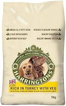 harringtons dog food turkey and veg 15kg
