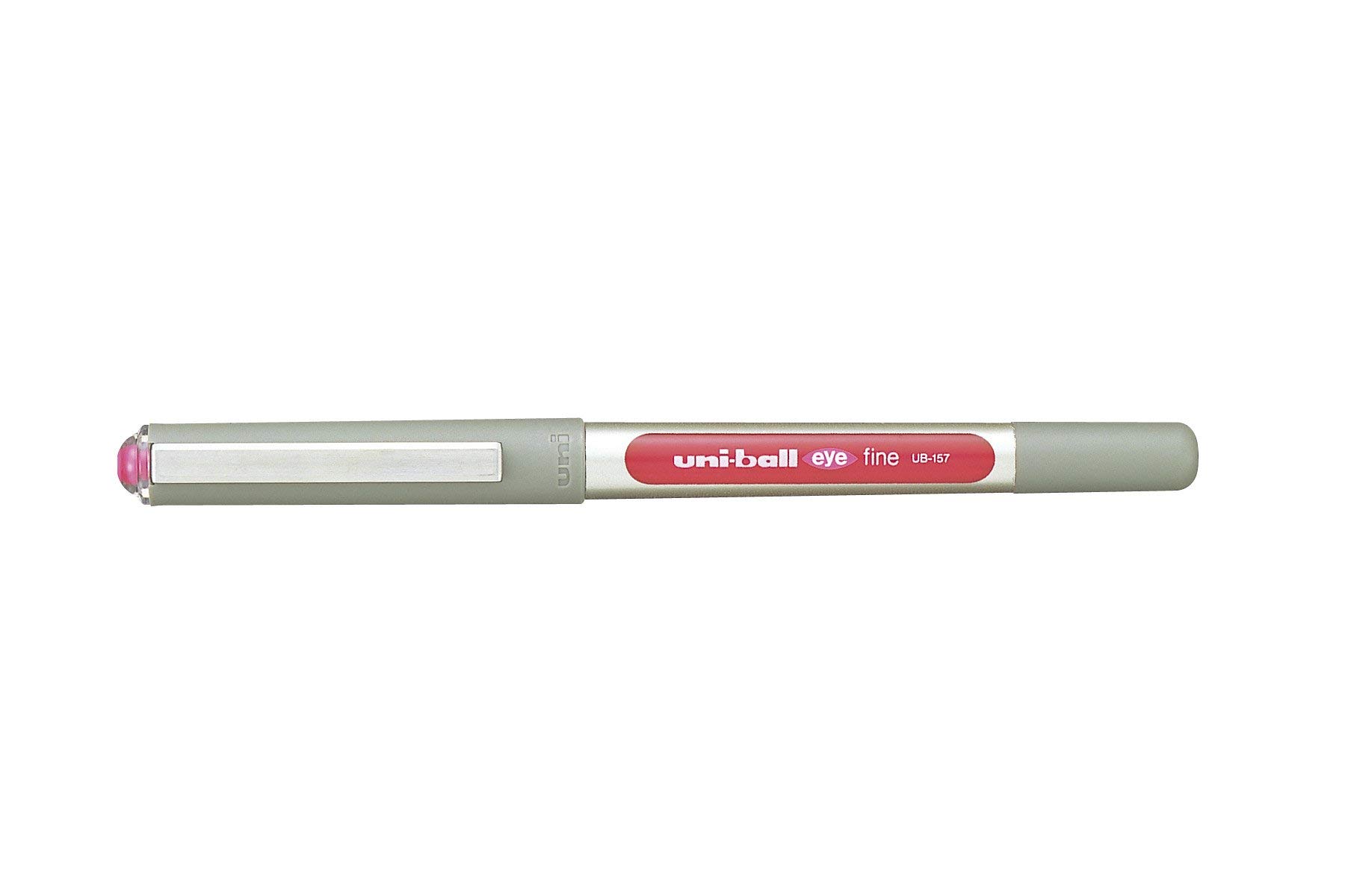 uni-ball EYE UB-157 Rollerball Pen PINK [Pack of 3] Medium 0.7mm Ball