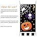 Halloween Bean Bag Toss Games - Pumpkin Spider Web,3 Bean Bags - for Halloween Party