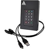 Apricorn 512GB Aegis Fortress L3 - FIPS Validated, SSD USB 3.0 Hardware Encrypted Portable Drive (AFL3-S500)