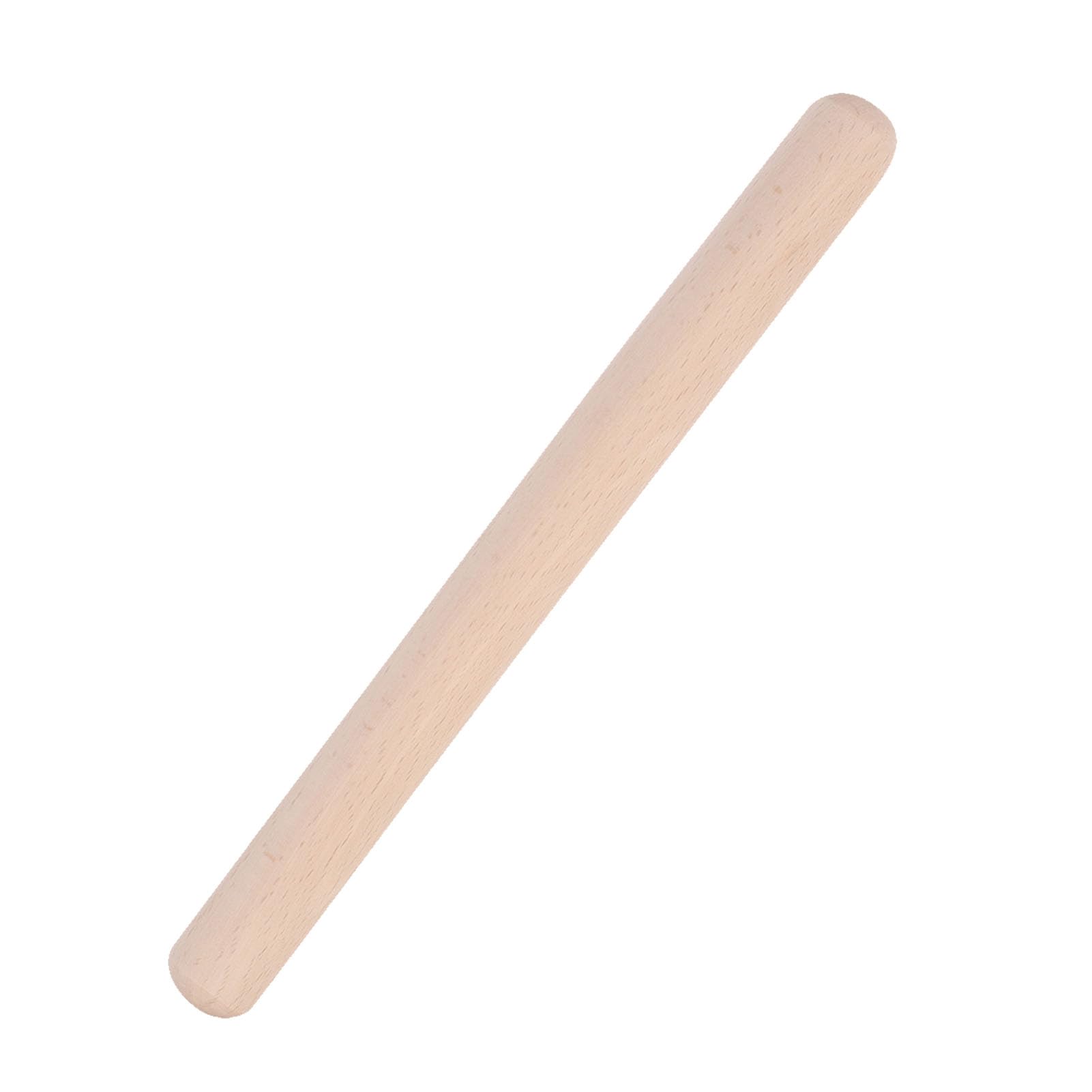 Solid Wood Rolling Pin for Home Ideal for Making Cakes, Pizzas, Kitchen Utensils 39cm