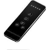 5-Channel Blind Remote Controller, Black - Replacement for Motorized Roller Shades, Window Blinds &amp; Shades -Compatible with Rollerhouses ERB22/ERB25/EY1612/EY2512 Motors