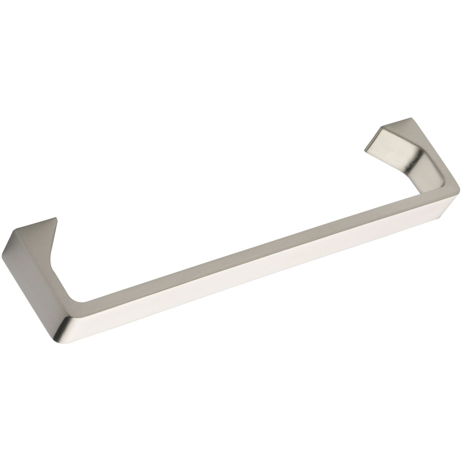 FURNIPART Cargo LA160 Furniture Handle Square Ideal as Chest of Drawers Zinc Die-Cast Stainless Steel Effect