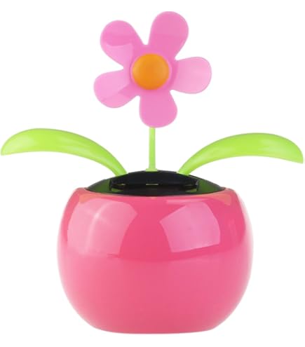 Amazon.com: Orange Solar Powered Dancing Flower | Desk