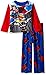 DC Comics Boys' Superhero 2-Piece Fleece Pajama Set, Super Red, 6