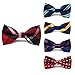Fter Adjustable Boys Bow Tie 5 Pack Wedding Dress up Satin Toddler Bowties Various Designs (C)