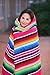 El Paso Designs Mexican Yoga Blanket - 51 x 74 inches - Colorful Studio Mexican Falsa Blanket - Ideal for Yoga, Camping, Picnic, Beach Blanket, Bedding, Home Decor Soft Woven
