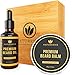 Naturenics Premium Beard Oil & Balm Wax Unscented Kit