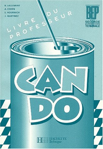 Can do, BEP seconde professionnelle, terminale