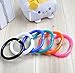 KitMax (TM) Pack of 12 Pcs Black Color Cute Cool Candy Color Bracelets Personalized Promotional Gel Ink Pens Office School Supplies Students Children Gift