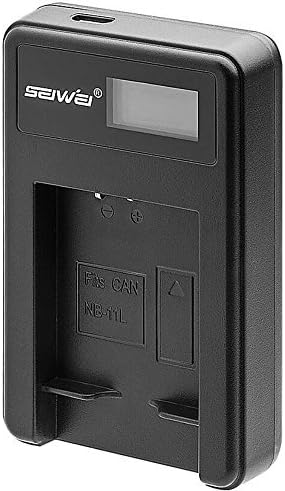 Nicye Canon NB-11L Battery Charger with Screen for Canon IXUS 125 240 145 150 155 160 165 170 A3400 A4000 A2300 A3500 Digital Camera (Models Stated Below)