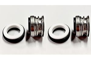 UCCKEYI Water Pump Mechanical Shaft Seal Single Coil Spring Self-priming Pump (3/4"-2PCS)